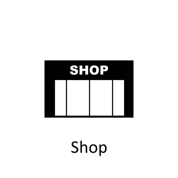 Shopsymbol. Zeichen und Symbole können für Web, Logo, mobile App, ui, ux verwendet werden — Stockvektor