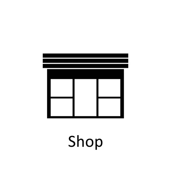 Shopsymbol. Zeichen und Symbole können für Web, Logo, mobile App, ui, ux verwendet werden — Stockvektor