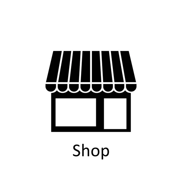 Ícone da loja. Sinais e símbolos podem ser usados para web, logotipo, aplicativo móvel, UI, UX — Vetor de Stock
