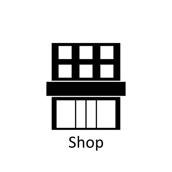 Icono de la tienda. Los signos y símbolos se pueden utilizar para la web, logotipo, aplicación móvil, interfaz de usuario, UX — Archivo Imágenes Vectoriales