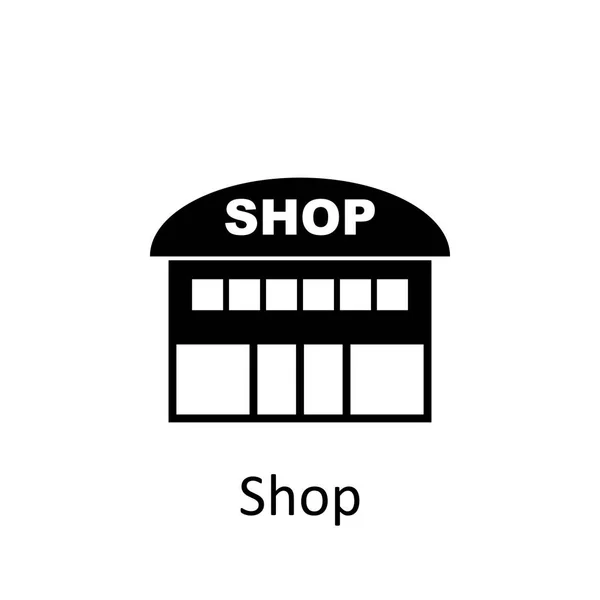 På butiks ikonen. Skyltar och symboler kan användas för webb, logo typ, mobilapp, UI, UX — Stock vektor