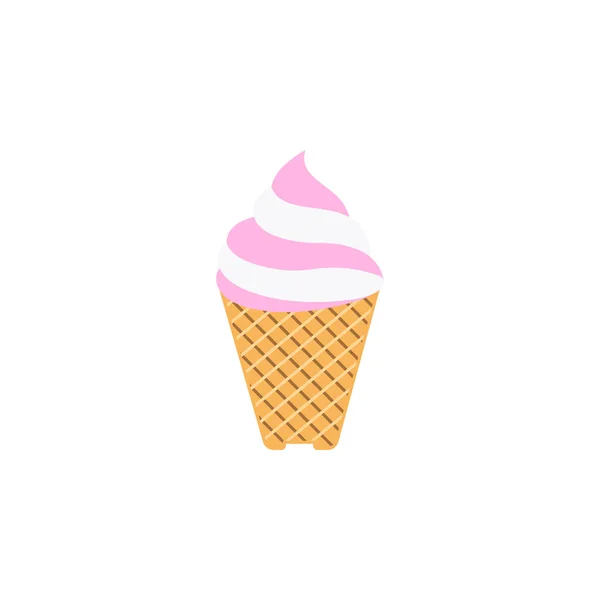 Icône de couleur lilly crème glacée. Élément d'illustration de crème glacée icône. Signes et symboles peuvent être utilisés pour le web, logo, application mobile, UI, UX — Image vectorielle