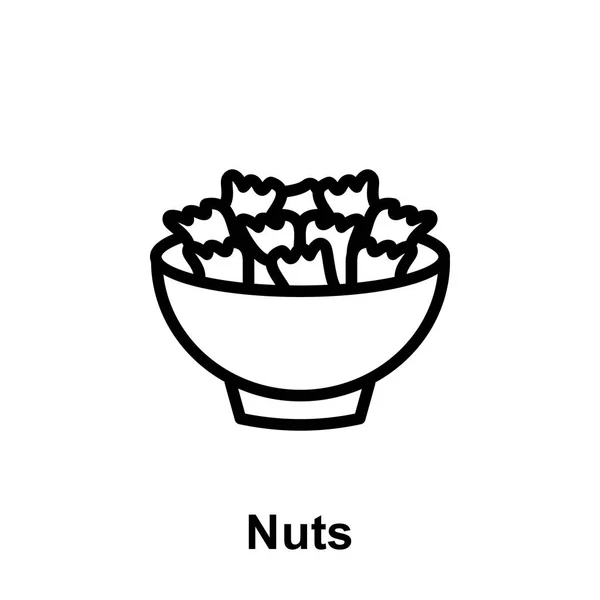 Ikona obrysu Ramadan NUTS. Prvek ikonadan Day-ilustrační ikony. Značky a symboly mohou být použity pro web, logo, mobilní aplikace, UI, UX — Stockový vektor