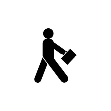 iş adamı glif simgesi. Geliştirme çizim simgesi öğesi. İşaretler ve semboller Web, logo, mobil uygulama, ui, UX için kullanılabilir