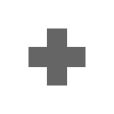 geometrik şekiller, çapraz simge. Geometrik şekiller illüstrasyon simgesinin elemanları. İşaretler ve semboller web, logo, mobil uygulama, Ui, Ux için kullanılabilir