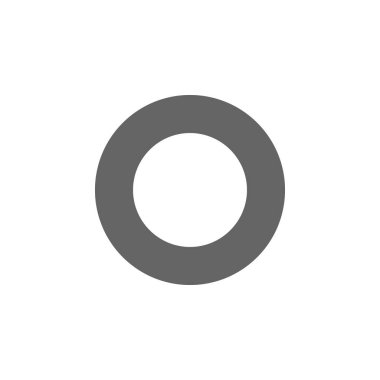 geometrik şekiller, halka simgesi. Geometrik şekiller illüstrasyon simgesinin elemanları. İşaretler ve semboller web, logo, mobil uygulama, Ui, Ux için kullanılabilir