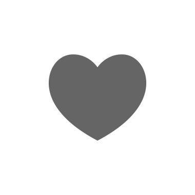 geometrik şekiller, kalp simgesi. Geometrik şekiller illüstrasyon simgesinin elemanları. İşaretler ve semboller web, logo, mobil uygulama, Ui, Ux için kullanılabilir