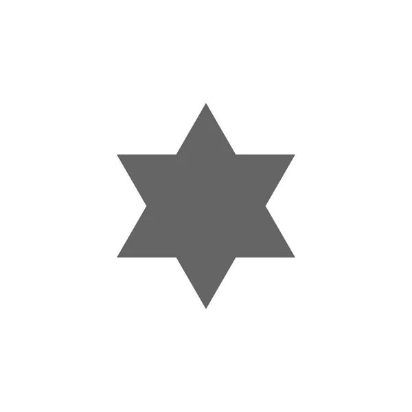Figures géométriques, icône hexagramme. Eléments de figures géométriques icône illustration. Signes et symboles peuvent être utilisés pour le web, logo, application mobile, UI, UX — Image vectorielle