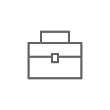 çanta , anahat simgesi makyaj. Güzellik ve Kozmetik illüstrasyon simgesi Elemanları. İşaretler ve semboller web, logo, mobil uygulama, Ui, Ux için kullanılabilir