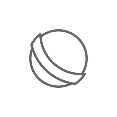 banyo tuzları bomba anahat simgesi. Güzellik ve Kozmetik illüstrasyon simgesi Elemanları. İşaretler ve semboller web, logo, mobil uygulama, Ui, Ux için kullanılabilir