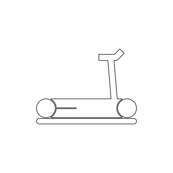 Sport treadmill outline icon. Los signos y símbolos se pueden utilizar para la web, logotipo, aplicación móvil, interfaz de usuario, UX — Vector de stock