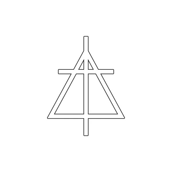religion symbol, Christian reformed church outline icon. Element of religion symbol illustration. Signs and symbols icon can be used for web, logo, mobile app, UI, UX