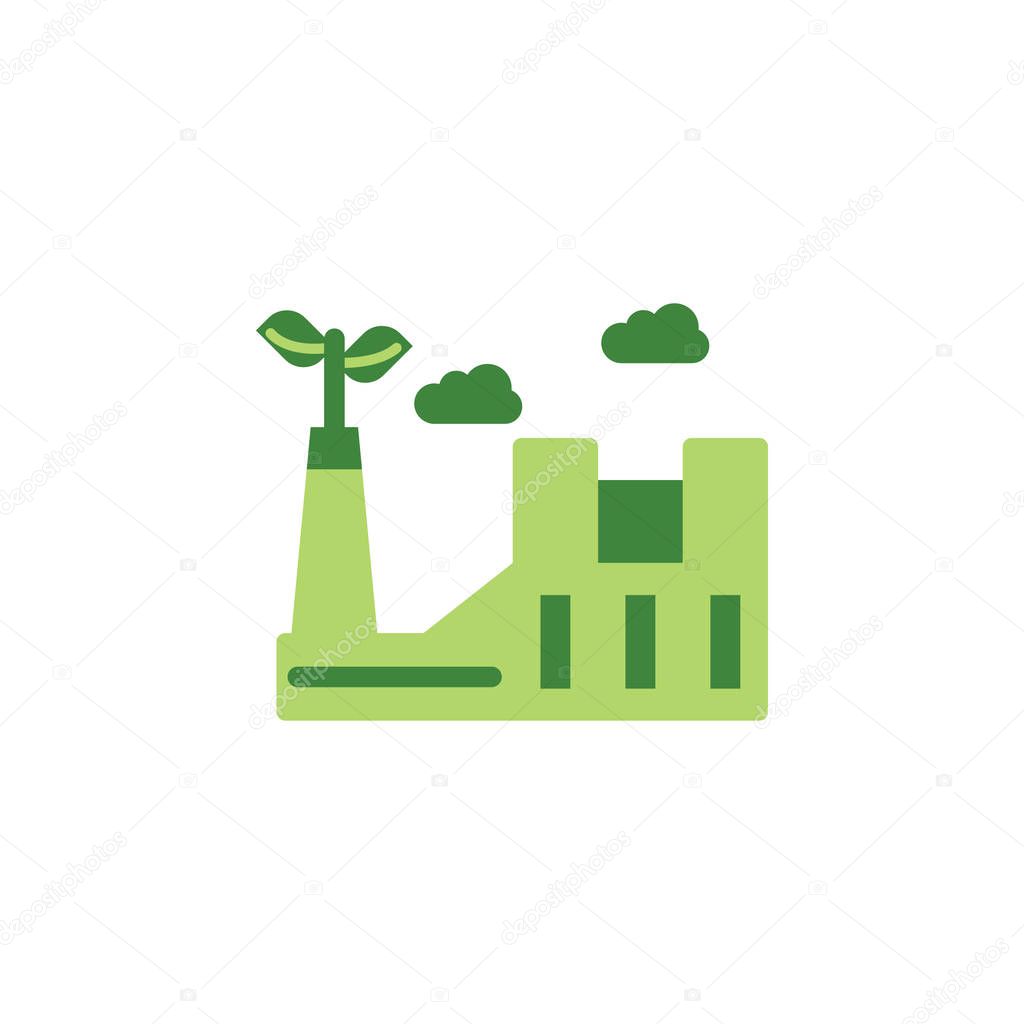 save the world, eco factory colored icon. Elements of save the earth illustration icon. Signs and symbols can be used for web, logo, mobile app, UI, UX