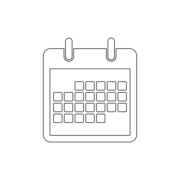 Ημερολόγιο χρονοδιάγραμμα ημέρα μήνα Event εικονίδιο διάρθρωσης. Τα σημεία και τα σύμβολα μπορούν να χρησιμοποιηθούν για το Web, το λογότυπο, την εφαρμογή για κινητές συσκευές, UI, UX — Διανυσματικό Αρχείο