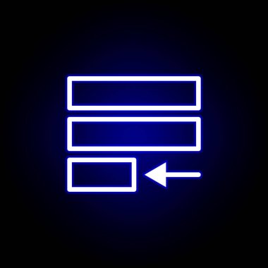 neon stilinde metin simgesini haklı çıkarır. Web, logo, mobil uygulama, Ui, Ux için kullanılabilir