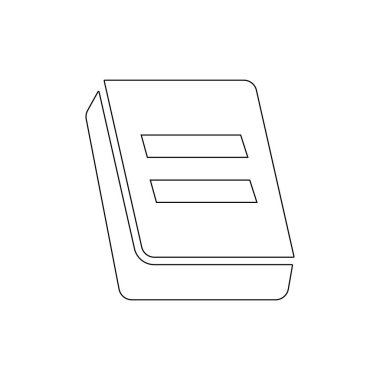 kitap anahat simgesi. İşaretler ve semboller web, logo, mobil uygulama, Ui, Ux için kullanılabilir