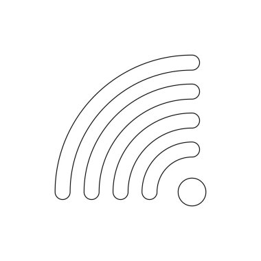 rss wi fi anahat simgesi. İşaretler ve semboller web, logo, mobil uygulama, Ui, Ux için kullanılabilir