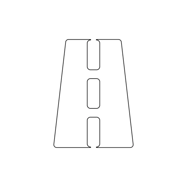 Straßenperspektive umreißen Symbol. Zeichen und Symbole können für Web, Logo, mobile App, ui, ux verwendet werden — Stockvektor