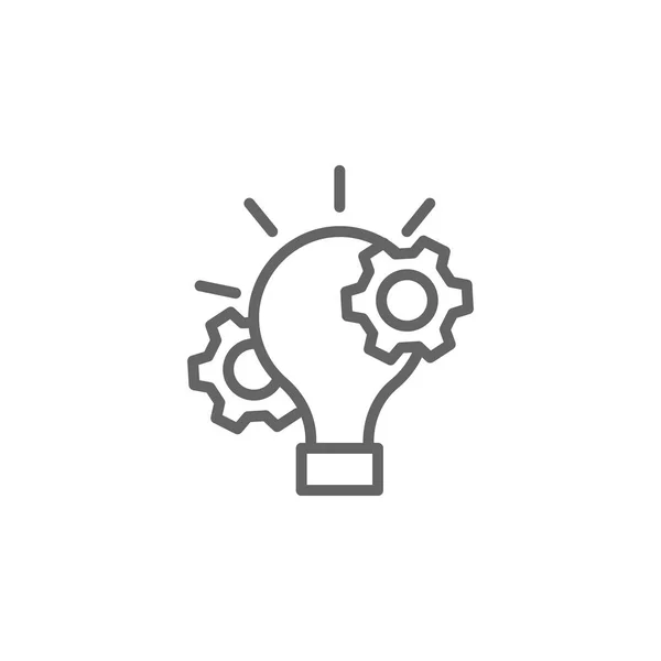 Icona dello schema di gestione del progetto. Elementi di Business icona della linea di illustrazione. Segni e simboli possono essere utilizzati per il web, logo, app mobile, UI, UX — Vettoriale Stock