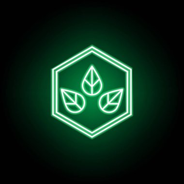 marihuana neon tarzında anahat simgesi bırakır. Web, logo, mobil uygulama, Ui, Ux için kullanılabilir