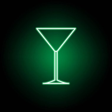 Martini cam, masa görgü simgesi. Web, logo, mobil uygulama, Ui, Ux için kullanılabilir