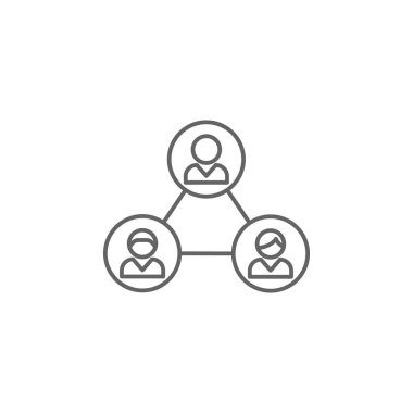 Kardeşlik arkadaşlar anahat simgesi. Dostluk hattı simgesinin elemanları. İşaretler, semboller ve vektörler Web, logo, mobil uygulama, ui, UX için kullanılabilir