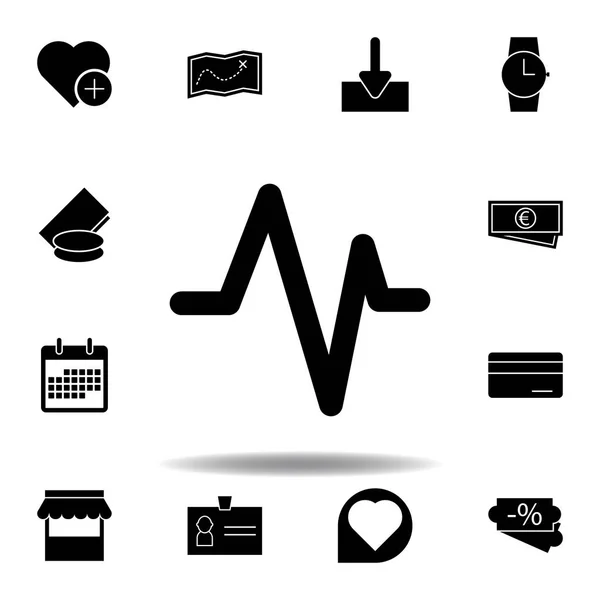 Добавьте любимую икону сердца. Знаки и символы могут быть использованы для веб, логотип, мобильное приложение, пользовательский интерфейс, UX — стоковый вектор