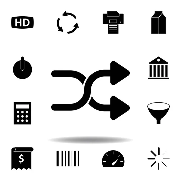 Video film HD icoon. Tekens en symbolen kunnen worden gebruikt voor web, logo, mobiele app, ui, UX — Stockvector