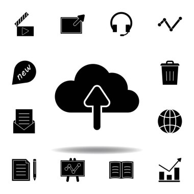 Ses, alkış, film simgesi çal. İşaretler ve semboller web, logo, mobil uygulama, Ui, Ux için kullanılabilir