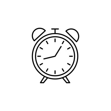 saat anahat simgesi. Yaşam tarzı illüstrasyon simgesinin öğesi. Üstün kaliteli grafik tasarım. Web siteleri, web tasarımı, mobil uygulama, Ui, Ux için işaretler ve sembol toplama simgesi