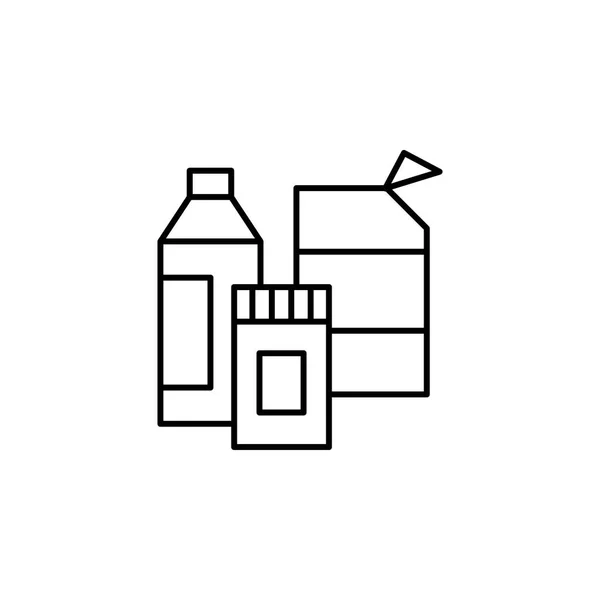 Ikonę konturu detergentu. Element ikona ilustracji styl życia. Wysokiej jakości projekt graficzny. Symbole i ikony kolekcji symboli dla stron internetowych, projektowanie stron internetowych, aplikacja mobilna, UI, UX — Wektor stockowy