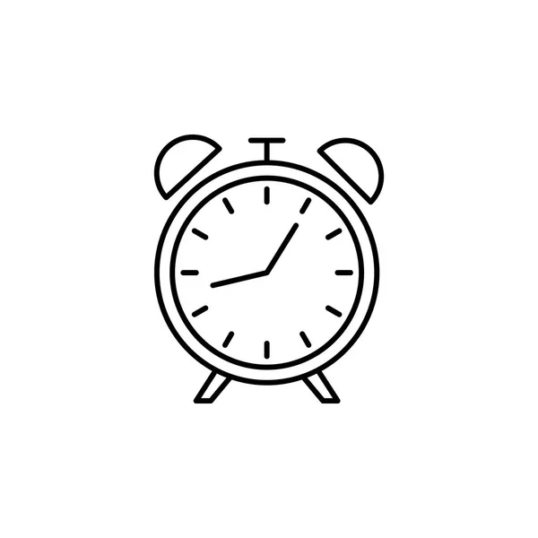 Icono del contorno del reloj. Elemento del icono de la ilustración de estilo de vida. Diseño gráfico de primera calidad. Signos e icono de colección de símbolos para sitios web, diseño web, aplicación móvil, interfaz de usuario, UX — Archivo Imágenes Vectoriales