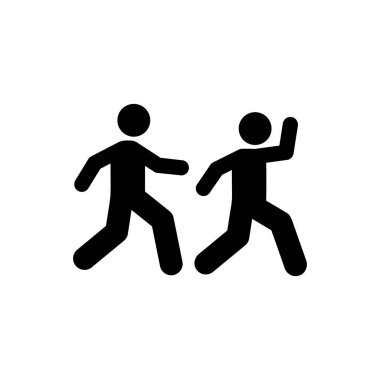 Okul öğrencileri simgesi koşma. Okul çizim simgesine geri öğesi. İşaretler ve Web siteleri, Web tasarım, mobil uygulama, ui, UX için sembol koleksiyonu simgesi