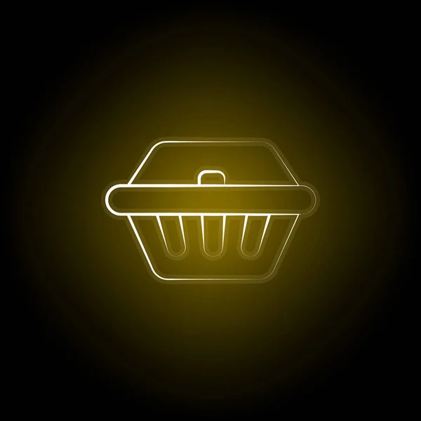 Fast-Food-Linie Neon-Symbol. Element der Illustration von Lebensmitteln. Zeichen und Symbole können für Web, Logo, mobile App, ui, ux verwendet werden — Stockvektor