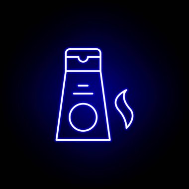 krem hattı neon simgesi. Güzellik ve Kozmetik illüstrasyon simgesi Elemanları. İşaretler ve semboller web, logo, mobil uygulama, Ui, Ux için kullanılabilir
