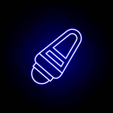 deodorant çizgi neon simgesi. Güzellik ve Kozmetik illüstrasyon simgesi Elemanları. İşaretler ve semboller web, logo, mobil uygulama, Ui, Ux için kullanılabilir