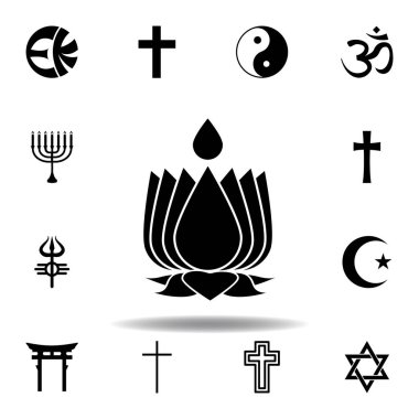 din sembolü, ayyavazhi simgesi. Din sembolü illüstrasyon unsuru. İşaretler ve semboller simgesi web, logo, mobil uygulama, Ui, Ux için kullanılabilir