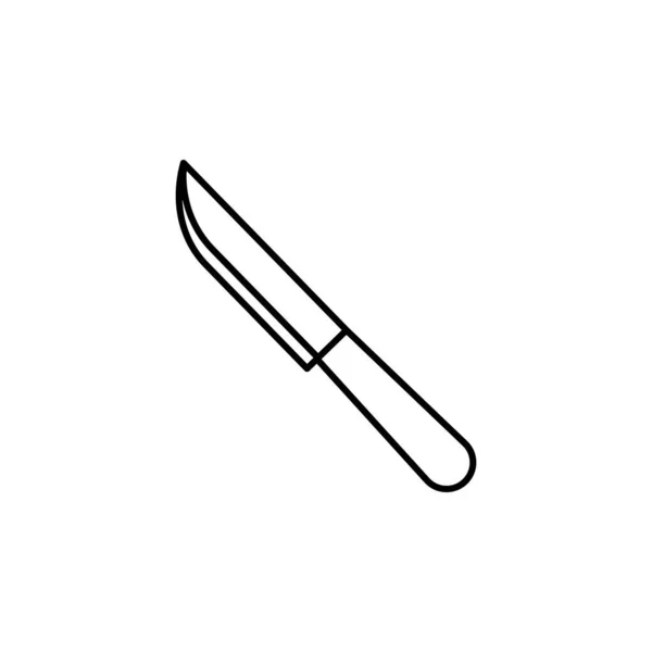 Нож Значок Линии Сексуального Насилия Знаки Символы Могут Использованы Веб — стоковый вектор
