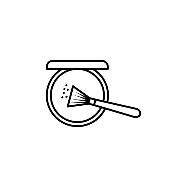Значок Линии Румян Знаки Символы Могут Использованы Веб Логотип Мобильное — стоковый вектор
