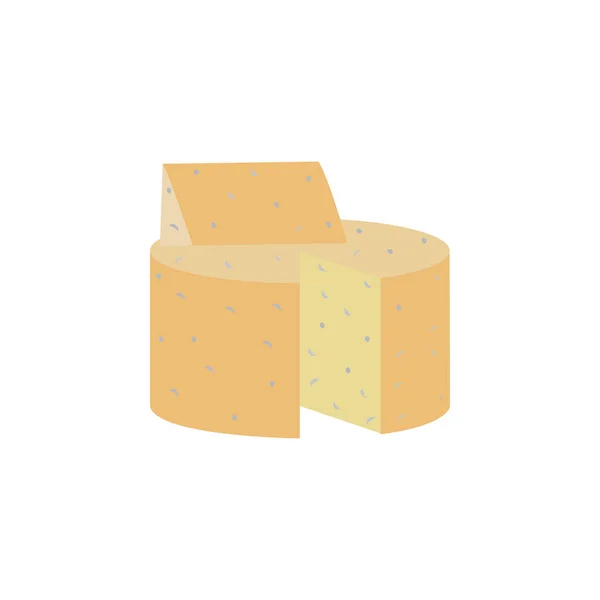 Μπλε Chees Χρωματιστό Εικονίδιο Τυρί Σημάδια Και Σύμβολα Μπορούν Χρησιμοποιηθούν — Διανυσματικό Αρχείο