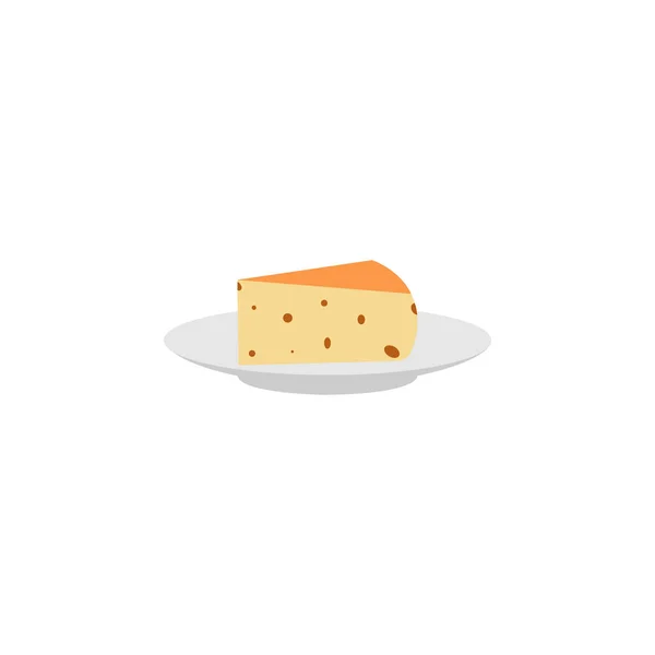 Bmmentaler Käse Farbiges Symbol Zeichen Und Symbole Können Für Web — Stockvektor