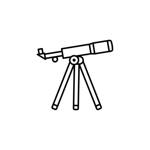 Icono Línea Del Telescopio Los Signos Símbolos Pueden Utilizar Para — Archivo Imágenes Vectoriales