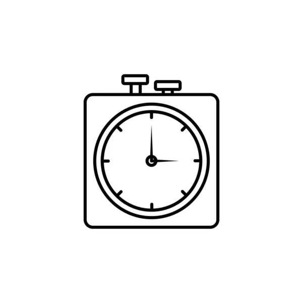 Значок Шахматной Часовой Линии Знаки Символы Могут Использованы Веб Логотип — стоковый вектор
