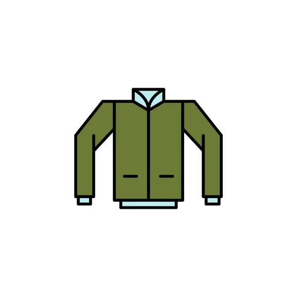Jacket Overcoat Uniform Icon Element Education Illustration Signs Symbols Can — Stock Vector