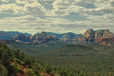 panoramik kırmızı rock state park, sedona, arizona, ABD