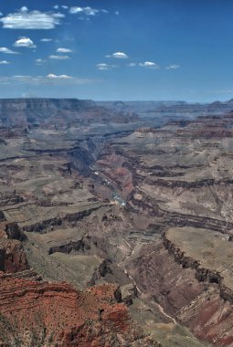 panoramik manzaralı grand canyon ve colorado Nehri, arizona, ABD