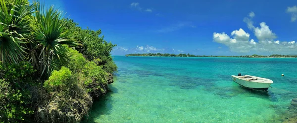 Barco Lado Ile Aux Aigrettes Mauritius — Fotografia de Stock