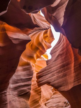 Yukarı Antilop Kanyonu, Arizona, ABD