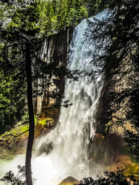 Nevada Falls, yoesmite Nemzeti Park, USA — Stock Fotó