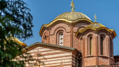 Grueneburgpark Rum Ortodoks Kilisesi binası görünümü, Frankfurt